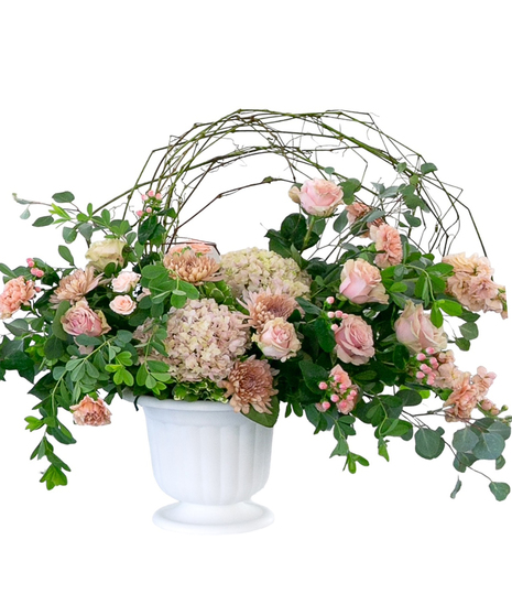 Blush Pedestal Arrangement